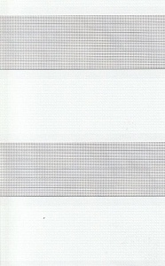 Открытые рулонные шторы день-ночь Римини, белый 15 купить в Солнечногорске с доставкой